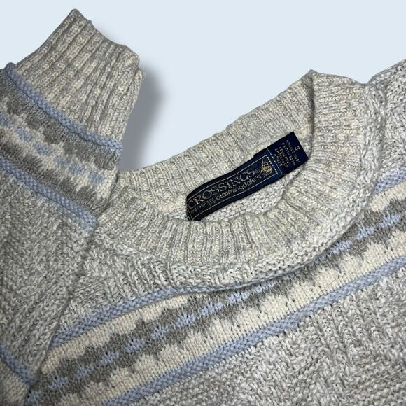Vintage 80s Bloomingdales Mens Size Small Retro Cotton Pullover Sweater Grandpa - Picture 4 of 9